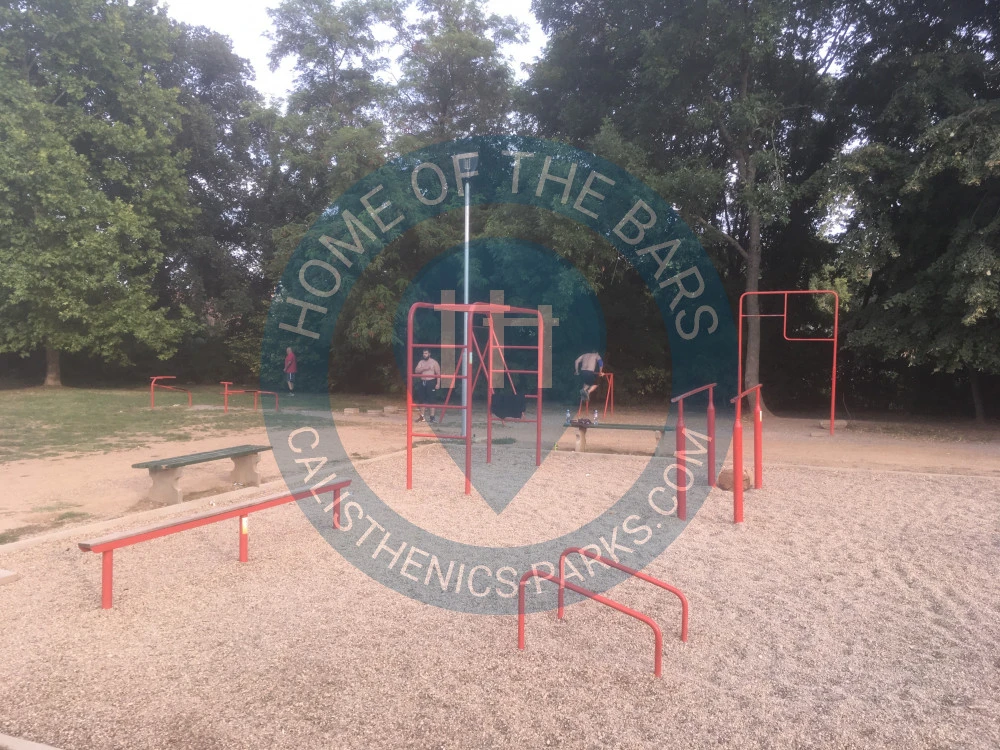 Calisthenics park in Ромска чесма, Обала мајора Драгутина Гавриловића, Дорћол, Београд (Стари град), Градска општина Стари град, Београд, Град Београд, Централна Србија, 11000, Србија