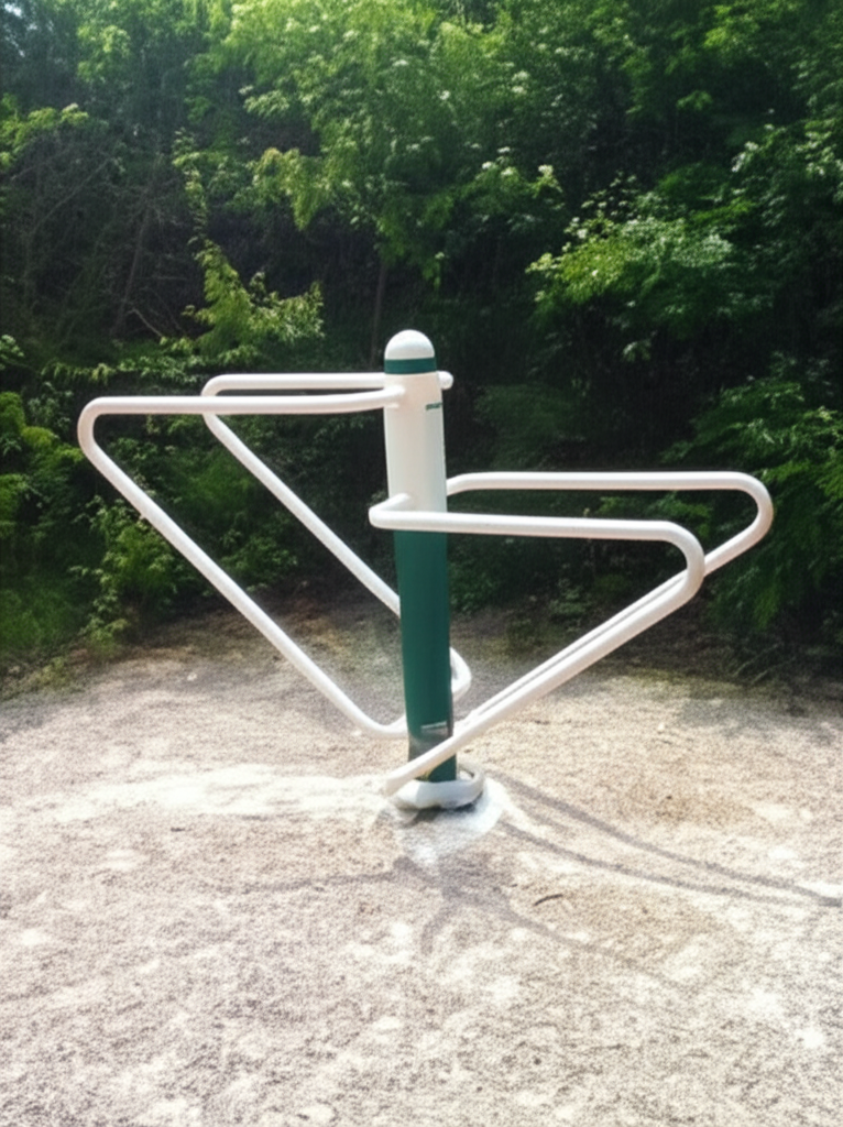 Calisthenics park in Colony Court, Rossford, Wood County, Ohio, 43460, United States