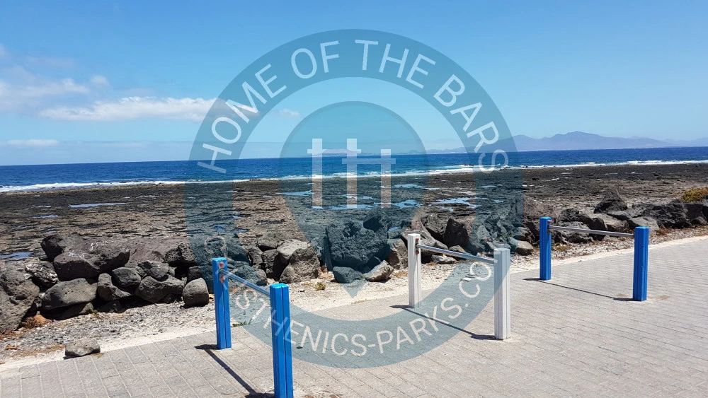 Calisthenics park in Corralejo, La Oliva, Las Palmas, Canarias, 35660, España