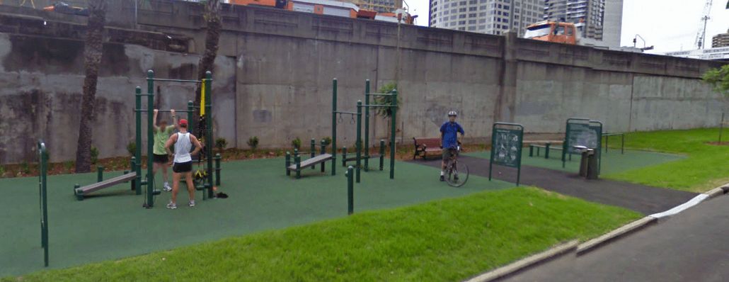 Sydney - Street Workout Outdoor Gym - Harbour Bridge - Australia - Spot