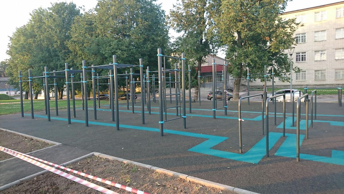 Outdoor Gym - Pskov - Pskov - Street Workout Park - Фрегат - Russia - Spot
