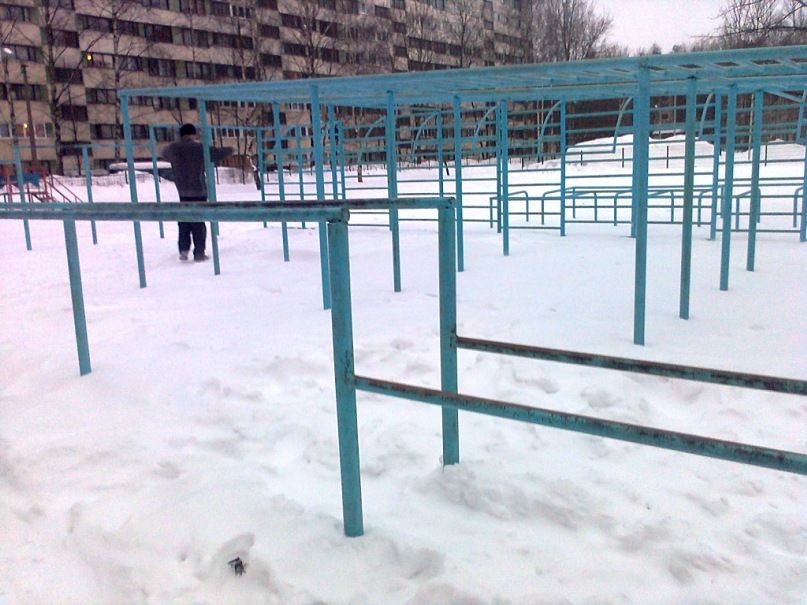 Outdoor Gym - Saint Petersburg - Saint Petersburg - Street Workout Park - Улица Ушинского - Russia - Spot