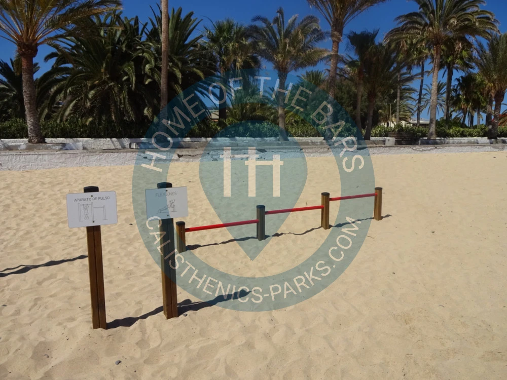 Calisthenics park in Avenida Tomás Grau Gurrea, Morro Jable, Pájara, Las Palmas, Canarias, 35625, España