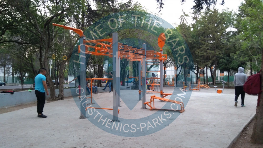 Chapultepec - Outdoor Fitness Exercise Stations - Calz. Legaria - Mexico - Spot