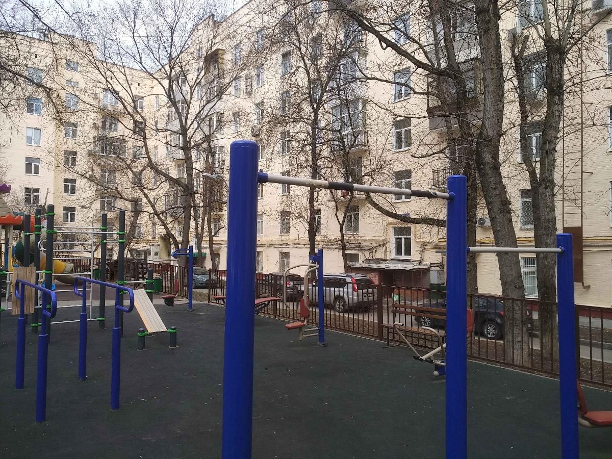 Calisthenics park in 20, Малый Тишинский переулок, Пресненский район, Москва, Центральный федеральный округ, 123056, Россия