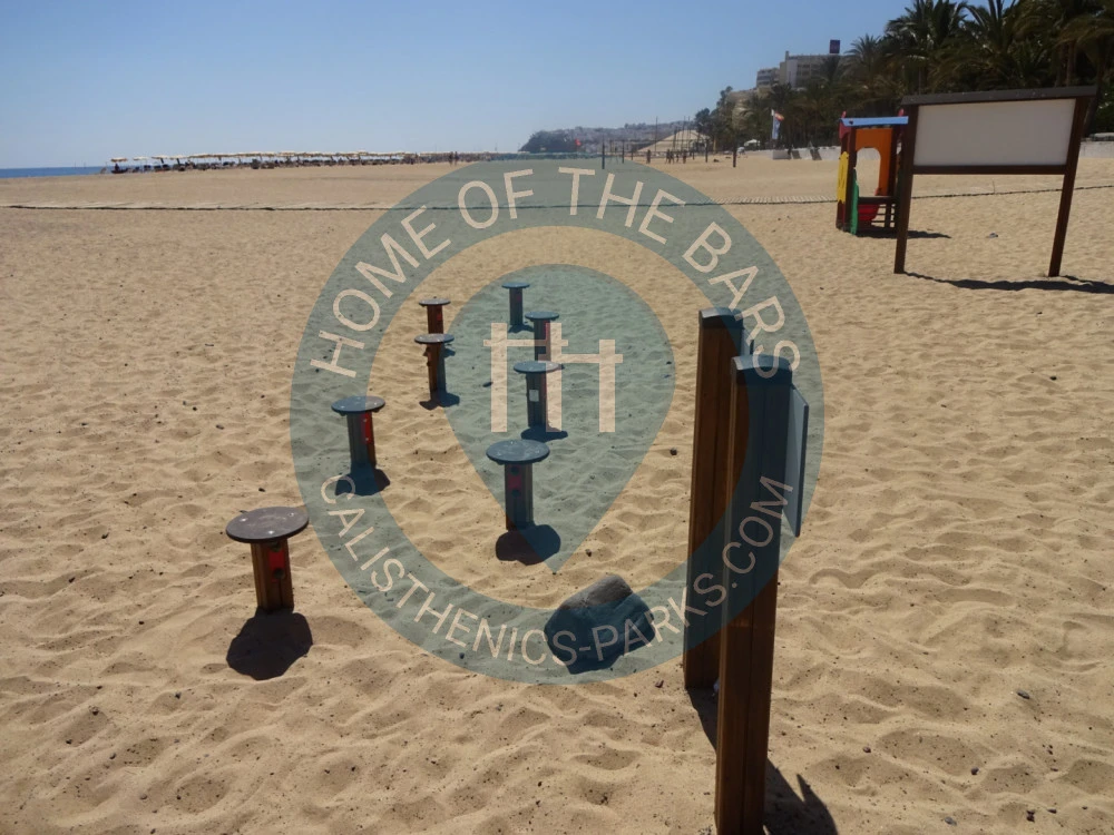 Calisthenics park in Avenida Tomás Grau Gurrea, Morro Jable, Pájara, Las Palmas, Canarias, 35625, España