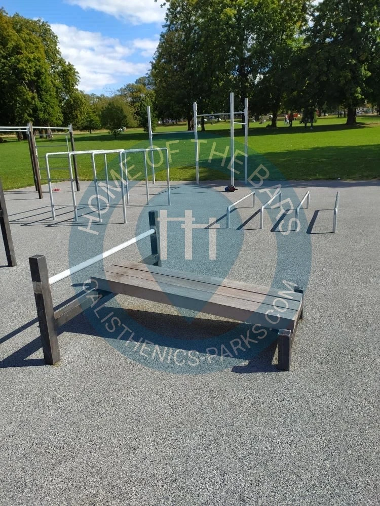 Calisthenics park in 61, Finsen Road, Loughborough Junction, London Borough of Lambeth, London, Greater London, England, SE5 9AW, United Kingdom