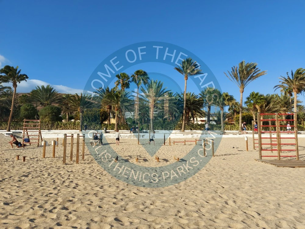 Calisthenics park in Avenida Tomás Grau Gurrea, Morro Jable, Pájara, Las Palmas, Canarias, 35625, España