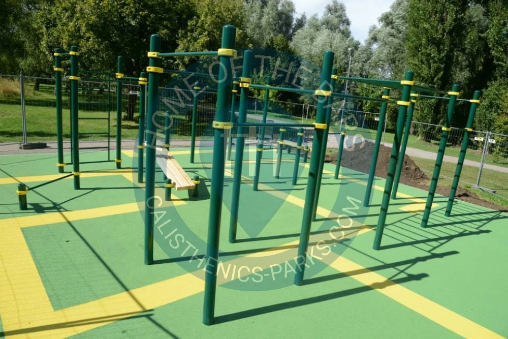 Béthune - Street Workout Park - Parc Paysager - France - Spot
