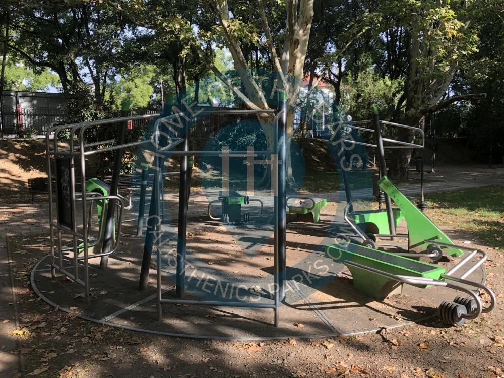 Calisthenics park in Denfit.nl, Vajnorská, Nové Mesto, Bratislava, okres Bratislava III, Bratislava, Bratislavský kraj, 832 47, Slovensko