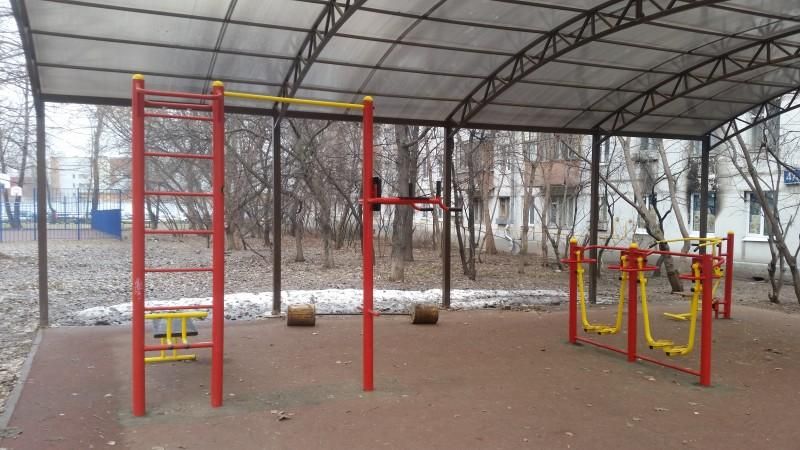 Outdoor Gym - Moscow - Moscow - Street Workout Park - 1-Й Нагатинский Проезд - Russia - Spot