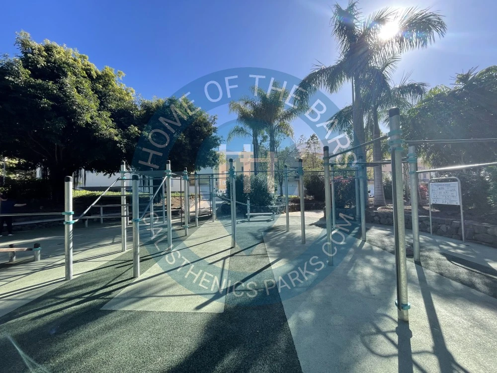 Calisthenics park in Calle Los Potreros, El Toscal, Toscal-Longuera, Realejo Alto, Los Realejos, Santa Cruz de Tenerife, Canarias, 38410, España