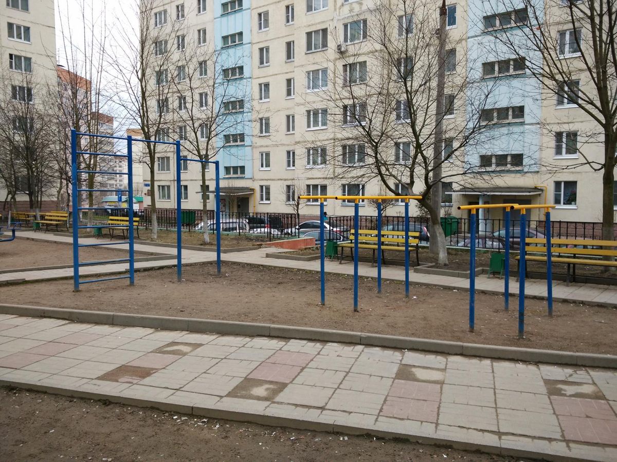 Calisthenics park in 35, улица Карбышева, Изумрудные холмы, Чернево, Красногорск, городской округ Красногорск, Московская область, Центральный федеральный округ, 143408, Россия