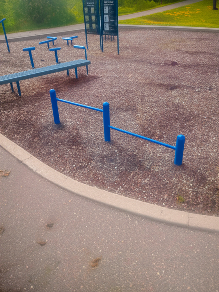 Calisthenics park in 67, Cooperage Crescent, Elgin Mills, Richmond Hill, York Region, Golden Horseshoe, Ontario, L4C 4M2, Canada