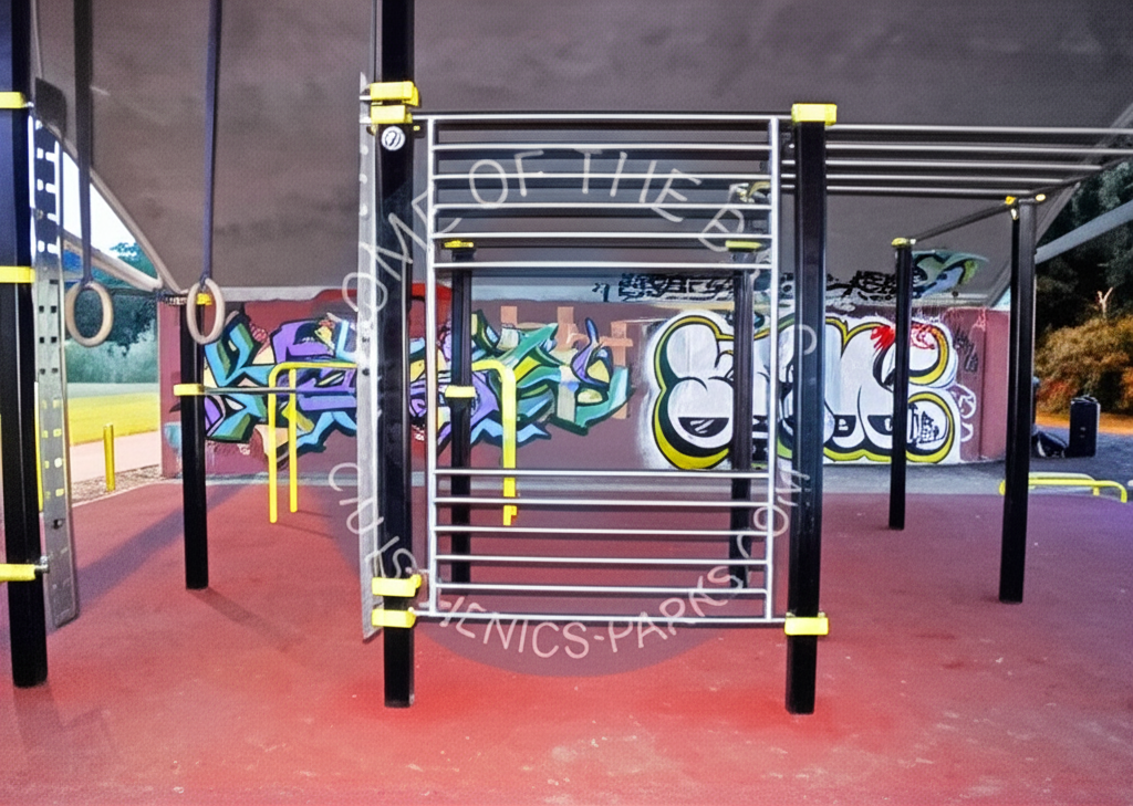 Calisthenics park in Kriegsbrücke, Ossiacher Zeile, St. Agathen und Perau, Villach, Kärnten, 9500, Österreich