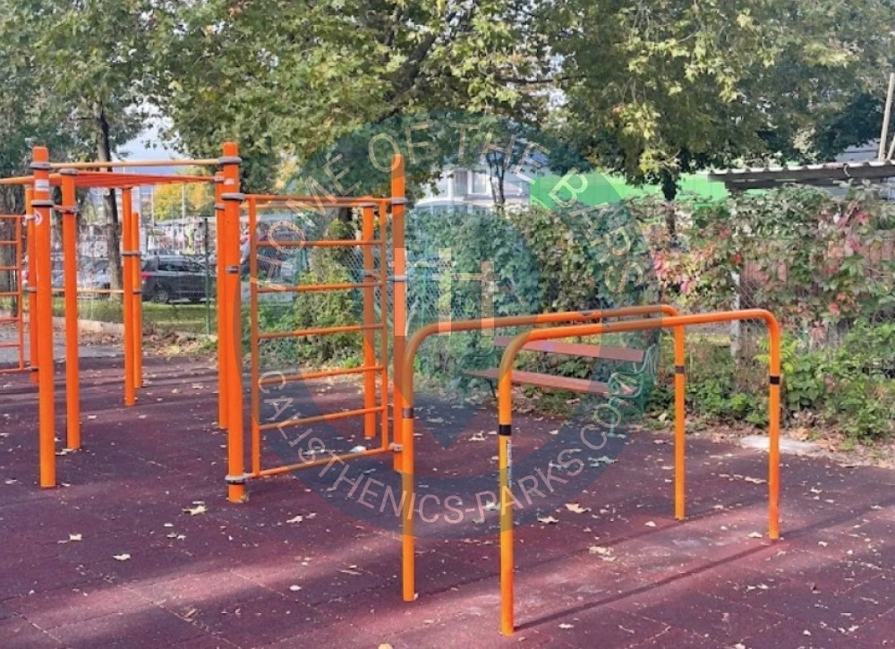 Calisthenics park in BRG Körösistraße und HTBLVA Ortwein, Körösistraße, Geidorf, Graz, Steiermark, 8010, Österreich