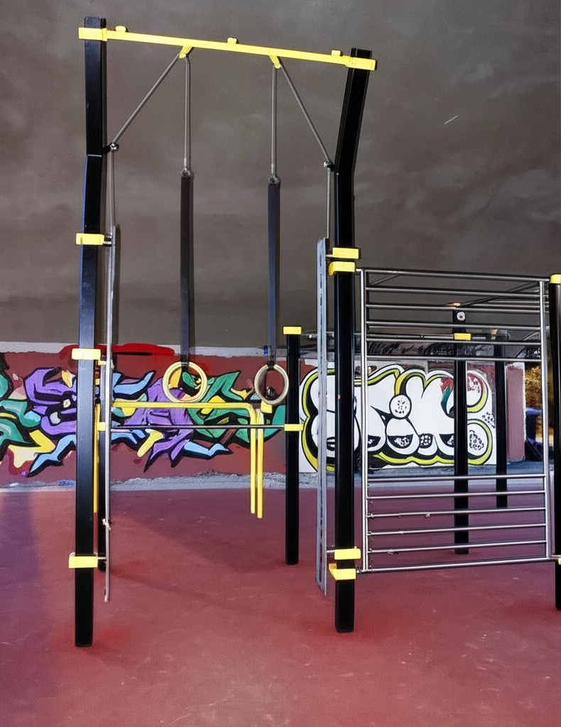 Calisthenics park in Kriegsbrücke, Ossiacher Zeile, St. Agathen und Perau, Villach, Kärnten, 9500, Österreich