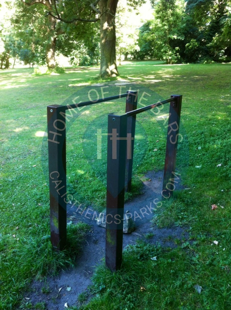 Calisthenics park in Leeds And Bradford Road Ganners Hill, Leeds and Bradford Road, Rodley, Farsley, Leeds, West Yorkshire, England, LS13 1NS, United Kingdom