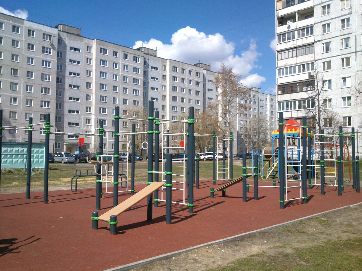 Outdoor Gym - Orekhovo-Zuyevo - Orekhovo-Zuyevo - Street Workout Park - Улица Урицкого - Russia - Spot