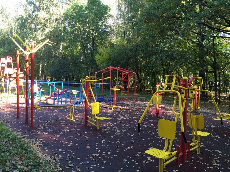 Calisthenics park in 36 к4 с4, Дубнинская улица, район Восточное Дегунино, Москва, Центральный федеральный округ, 127591, Россия