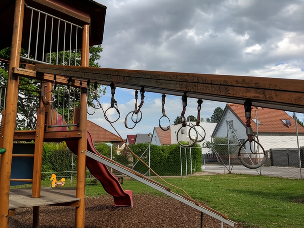 Calisthenics park in 2, Am Neubau, Gemeinde Spillern, Bezirk Korneuburg, Niederösterreich, 2104, Österreich
