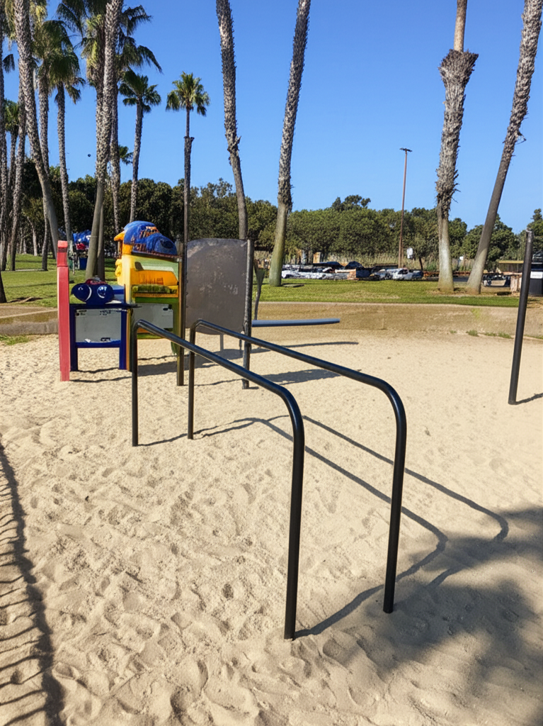 Calisthenics park in Coronado Skatepark, 2000, Mullinex Drive, Coronado, San Diego County, California, 92118, United States