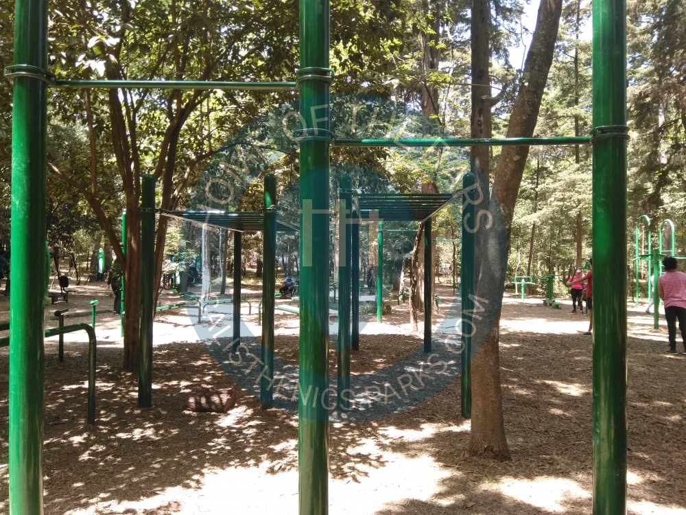 Mexico City - Outdoor Exercise Gym - Pista del Bosque de Tlapan - Mexico - Spot