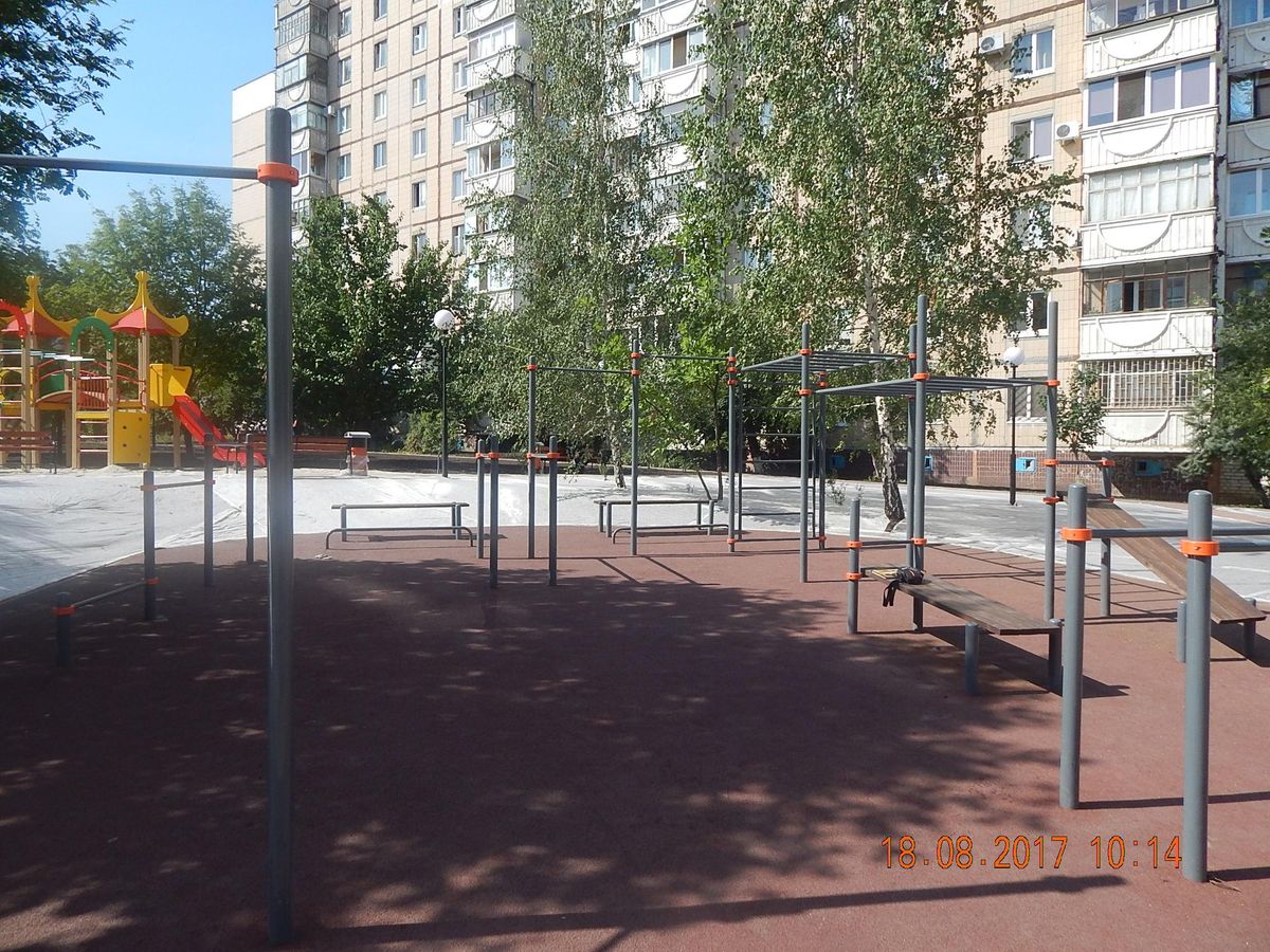 Outdoor Gym - Belgorod - Belgorod - Calisthenics Gym - «Эстейт Логистик» - Russia - Spot