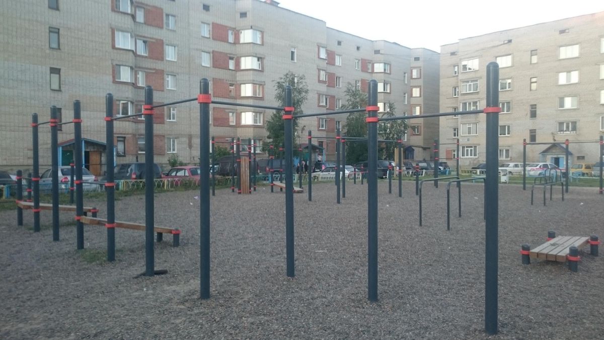 Outdoor Gym - Megion - Megion - Street Workout Park - Ул Заречная - Russia - Spot