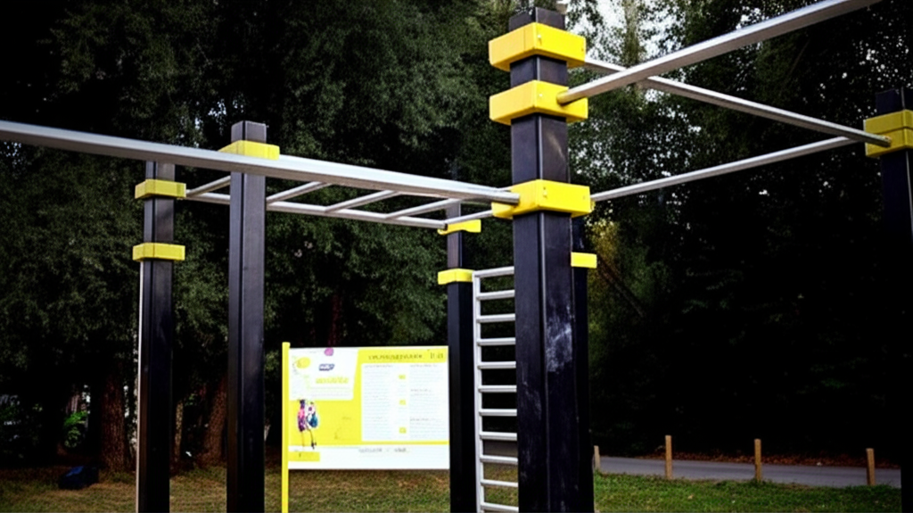 Calisthenics park in Beachvolleyballplätze Silbersee 3&4, Silberseestraße, St. Ulrich, Duel, Serai, Villach, Kärnten, 9524, Österreich