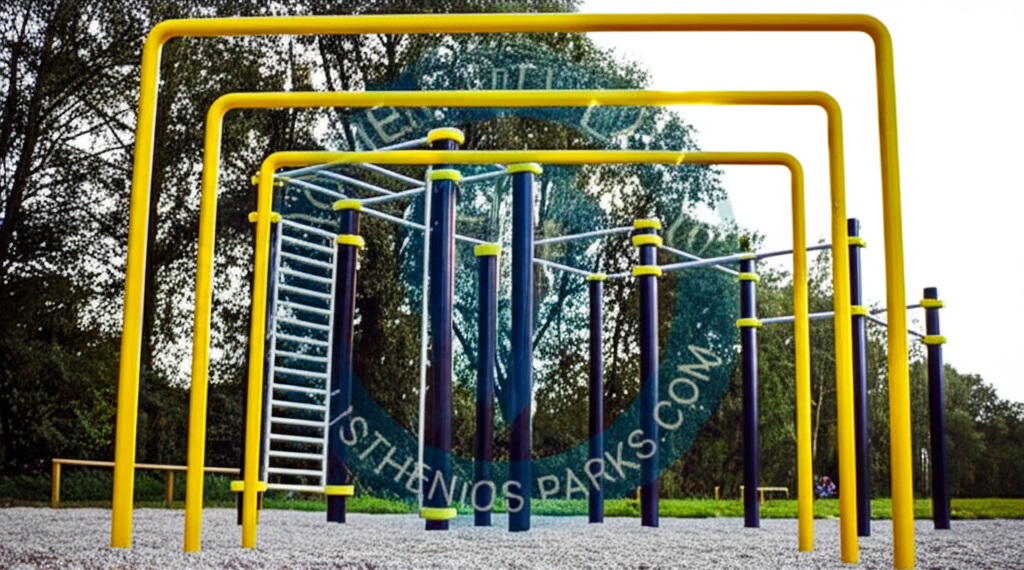 Calisthenics park in Beachvolleyballplätze Silbersee 3&4, Silberseestraße, St. Ulrich, Duel, Serai, Villach, Kärnten, 9524, Österreich