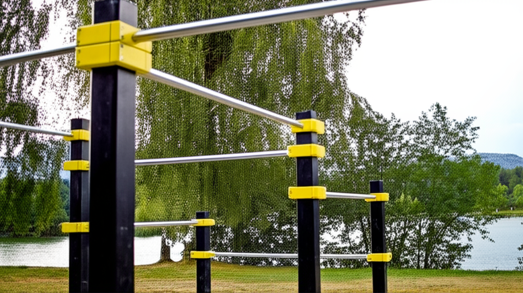 Calisthenics park in Beachvolleyballplätze Silbersee 3&4, Silberseestraße, St. Ulrich, Duel, Serai, Villach, Kärnten, 9524, Österreich