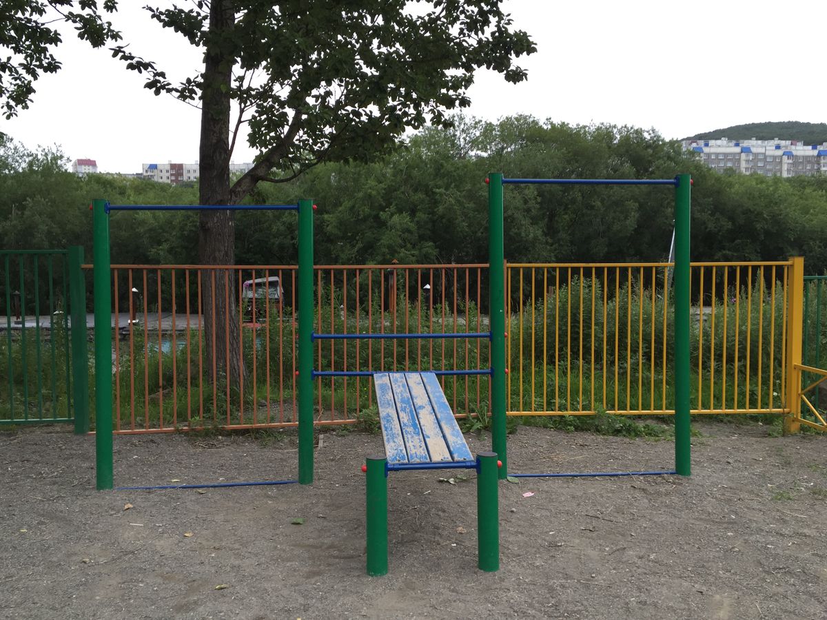 Outdoor Gym - Petropavlovsk-Kamchatsky - Petropavlovsk-Kamchatsky - Calisthenics Gym - АЗС КНП - Russia - Spot