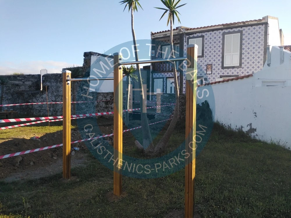 Calisthenics park in Beco do Castelo, Rosto do Cão (São Roque), Ponta Delgada, Açores, 9500-709, Portugal