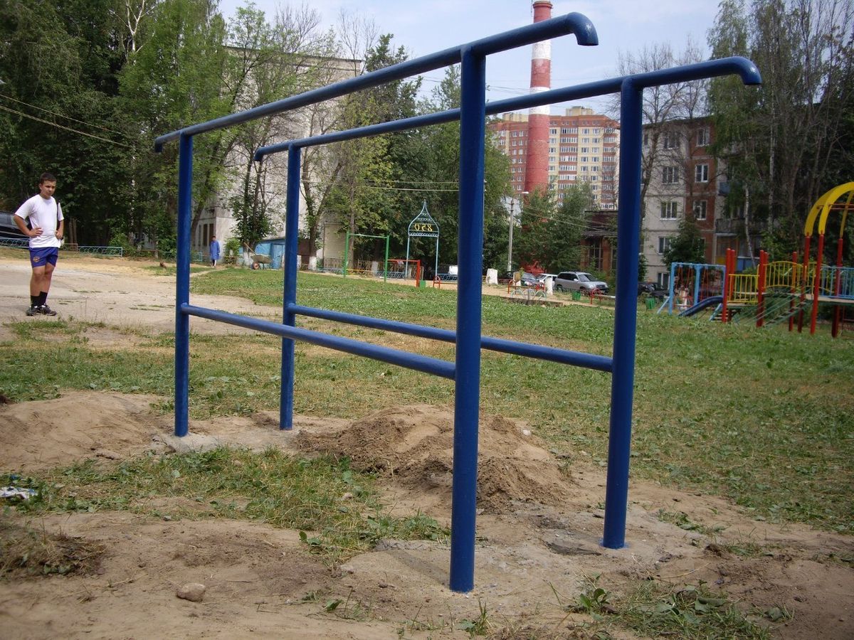 Outdoor Gym - Dmitrov - Dmitrov - Street Workout Park - Улица Космонавтов - Russia - Spot