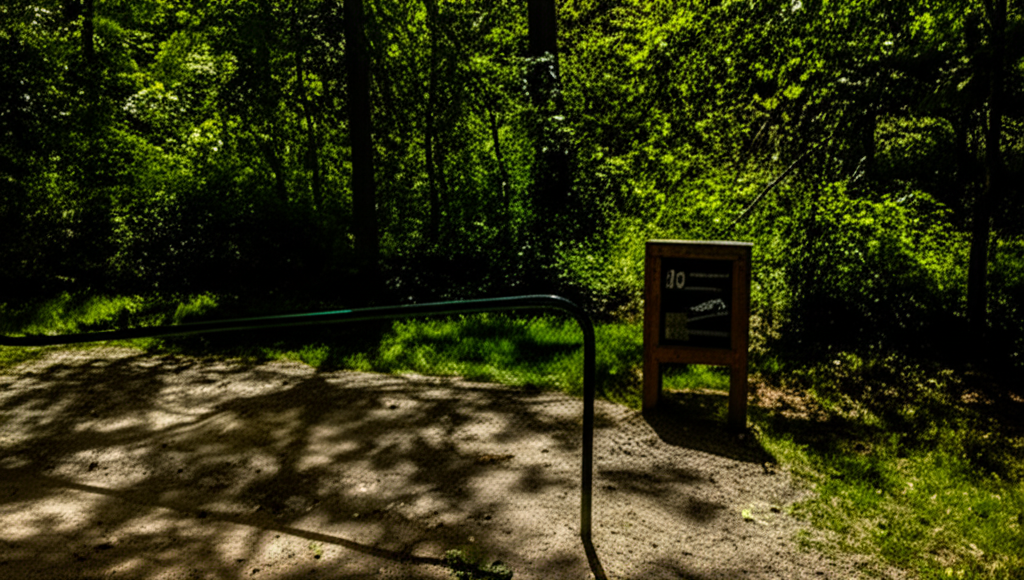 Calisthenics park in County Recreation Center, Fitness Trail (1.4 Miles), Ann Arbor, Washtenaw County, Michigan, 48108, United States