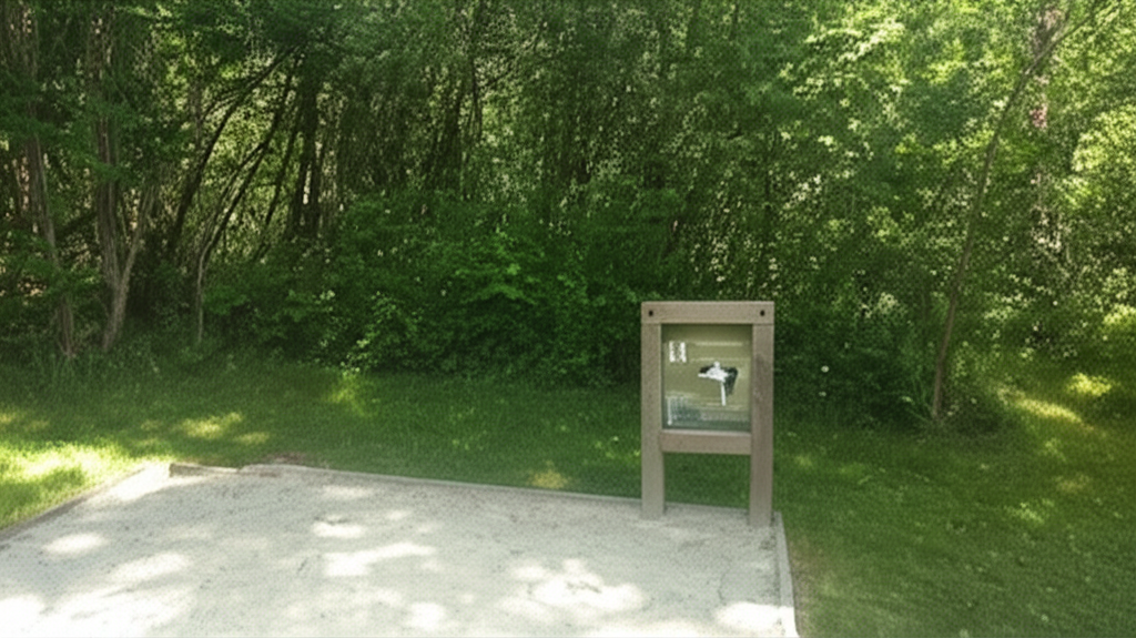 Calisthenics park in County Recreation Center, Fitness Trail (1.4 Miles), Ann Arbor, Washtenaw County, Michigan, 48108, United States