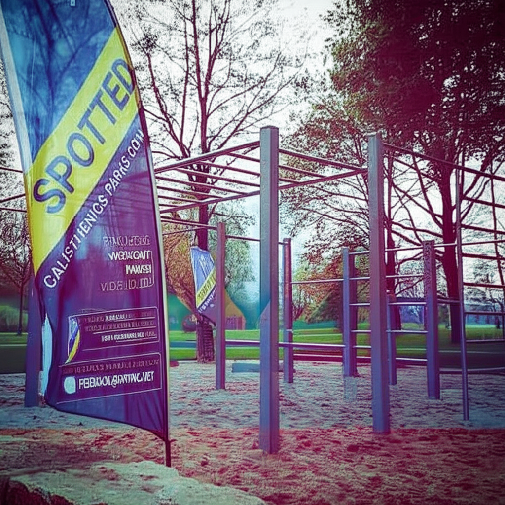 Calisthenics park in Hip Rotation, Doylestown Bike & Hike Path, Bridge Point, Doylestown Township, Bucks County, Pennsylvania, 18901, United States