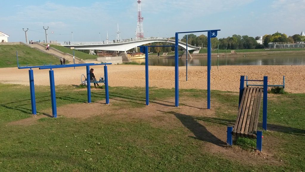 Outdoor Gym - Veliky Novgorod - Veliky Novgorod - Aire de Fitness - Остров Черепах - Russia - Spot