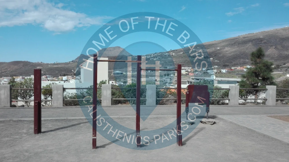 Calisthenics park in Monumento Natural del Roque de Jama, Carretera General del Sur, El Roque, Arona, Santa Cruz de Tenerife, Canarias, 38620, España