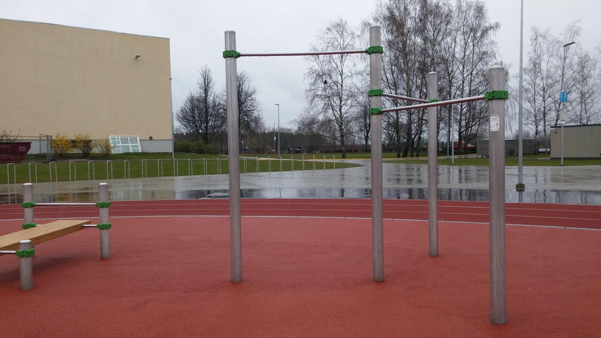 Riga - Outdoor Fitness Park - 84th Secondary School - Latvia - Spot