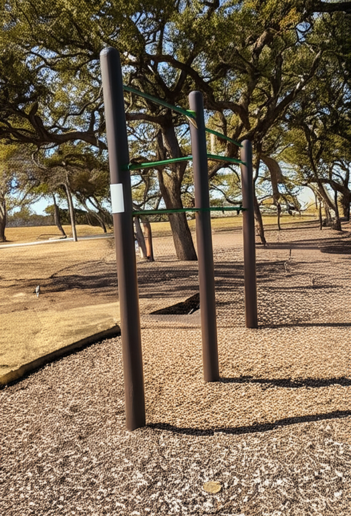 Calisthenics park in Mason Hills Amenity Center, North Lakeline Boulevard, Mason Hills, Leander, Williamson County, Texas, 78641, United States