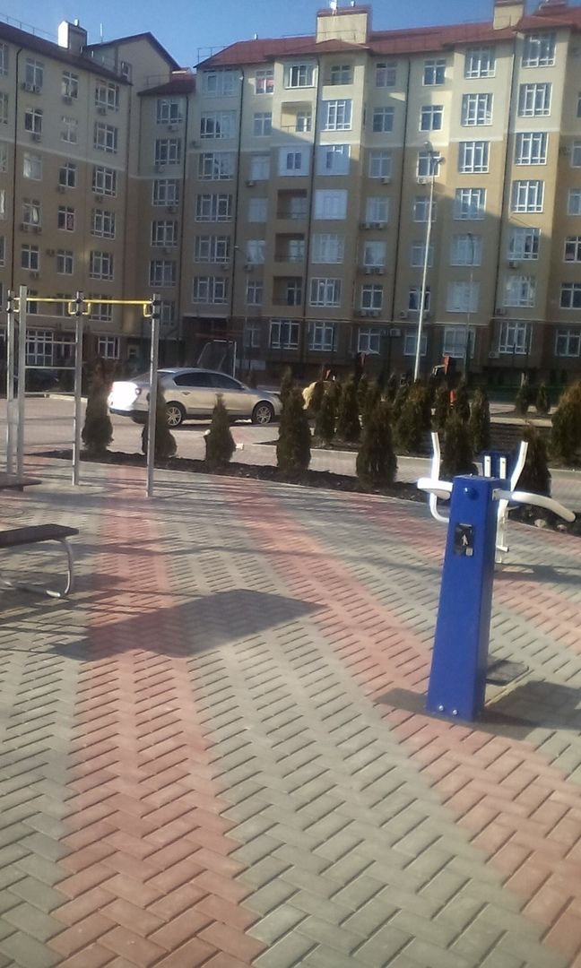 Calisthenics park in 4 к1, Больничный переулок, Геленджик, городской округ Геленджик, Краснодарский край, Южный федеральный округ, 353465, Россия