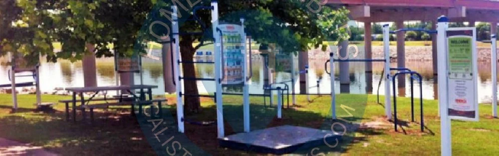 Oklahoma City - Street Workout Park - Bricktown River Walk Park - United States - Spot