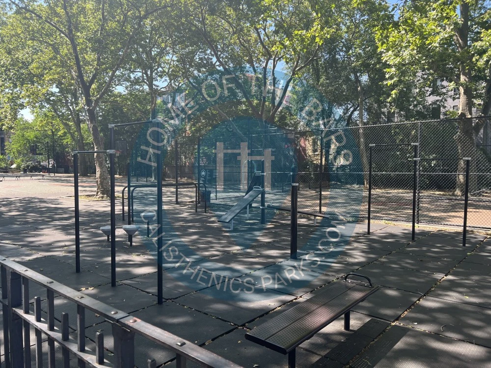 Fitness Park - New York City - Bushwick Playground Calisthenics Equipment - United States - Spot