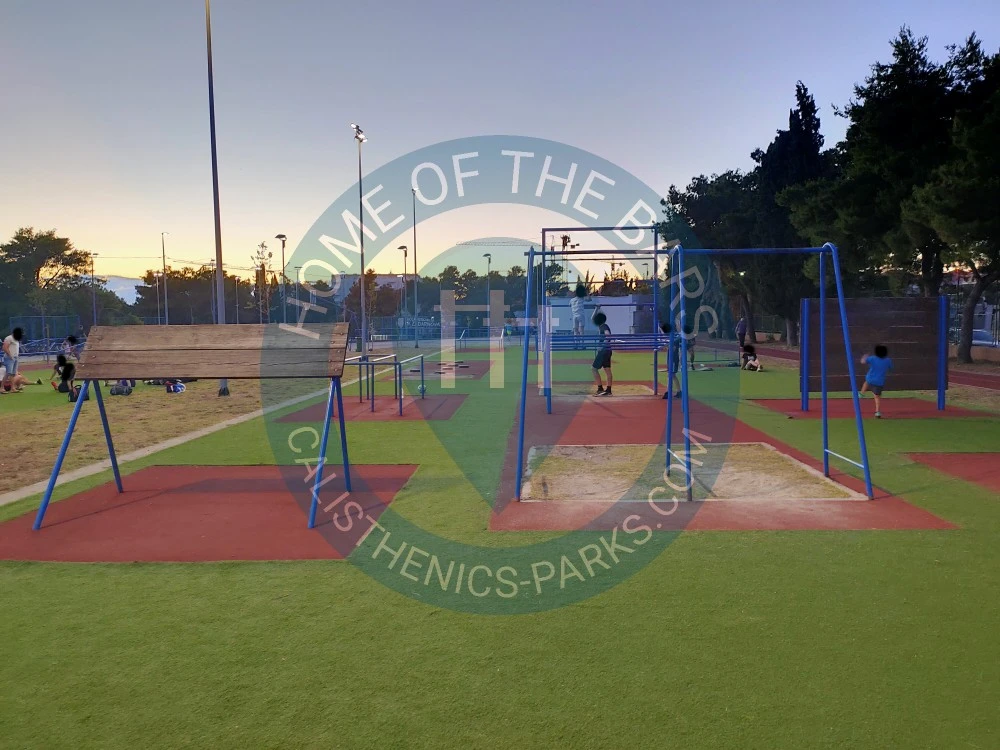 Calisthenics park in Športski centar Višnjik, Domovinskog rata, Mjesni odbor Višnjik, Zadar, Grad Zadar, Zadarska županija, 23000, Hrvatska