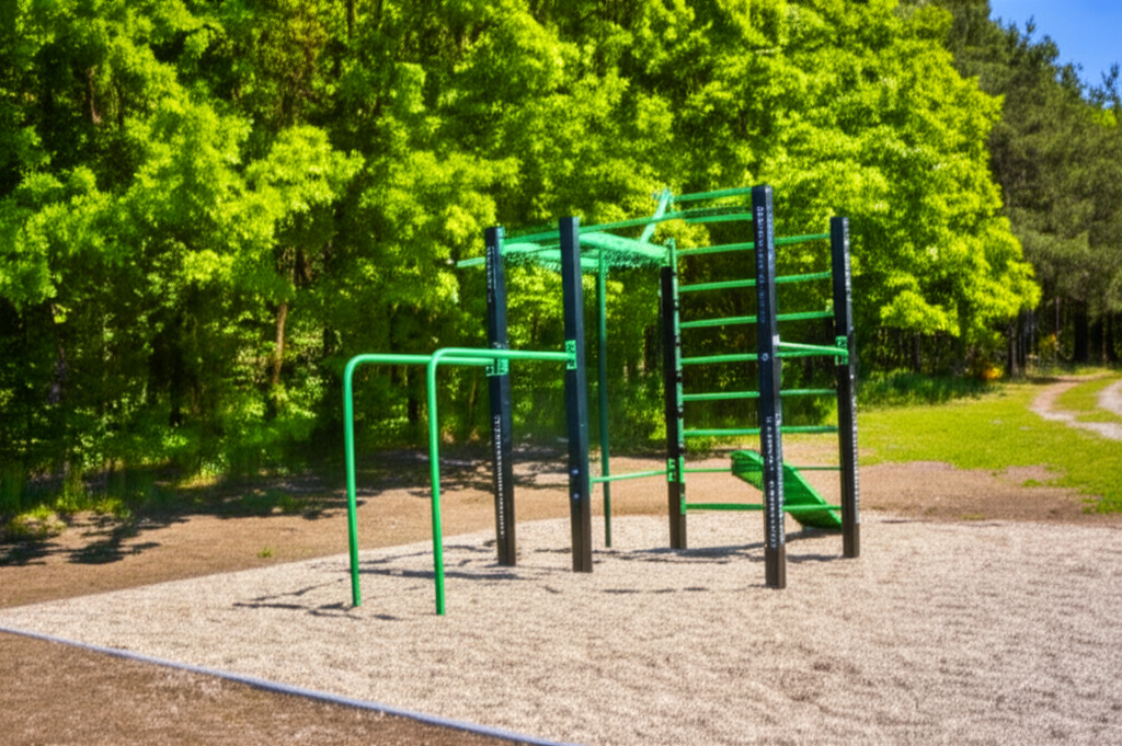 Calisthenics park in hřiště, 44318, Kovákov, Mrsklesy na Moravě, Mrsklesy, okres Olomouc, Olomoucký kraj, Střední Morava, 783 65, Česko