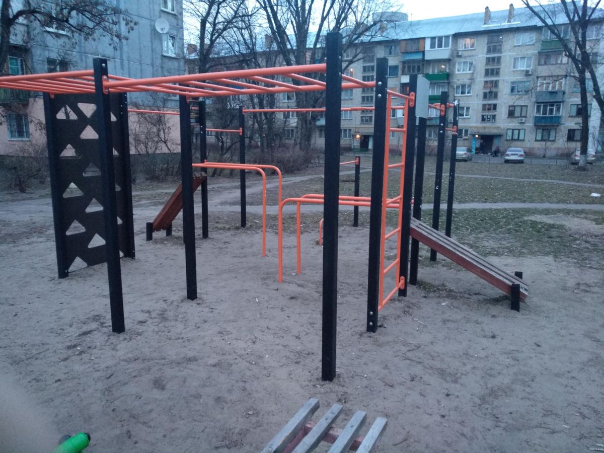 Outdoor Gym - Kyiv - Kyiv - Street Workout Park - ЛотОК - Ukraine - Spot
