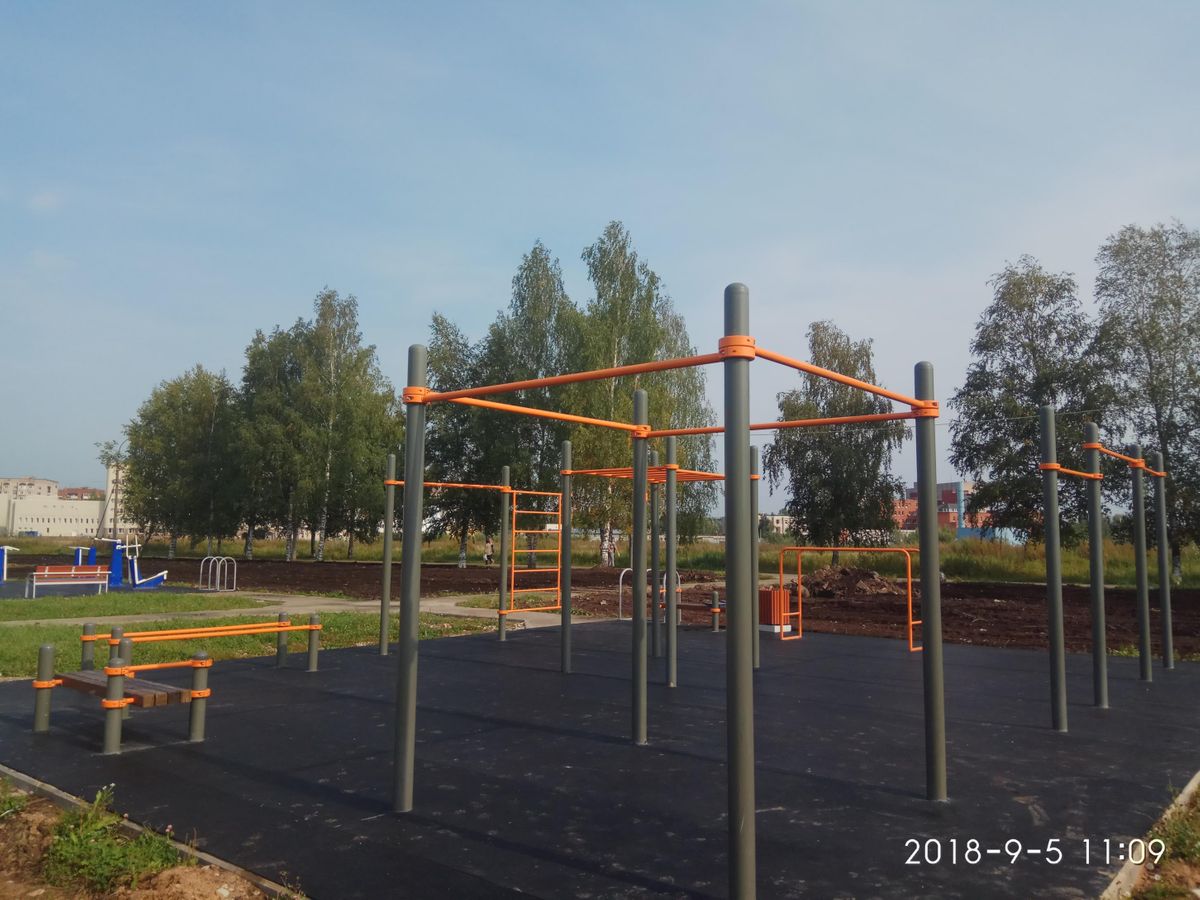 Workout Station - Veliky Novgorod - Veliky Novgorod - Street Workout Park - Центральная Спортивная Арена - Russia - Spot