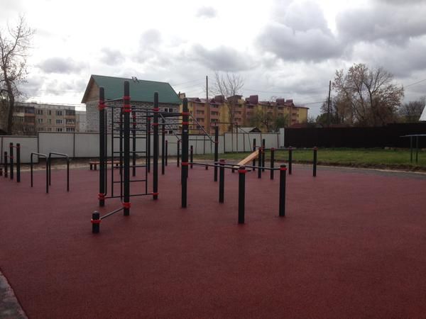 Outdoor Gym - Teykovo - Teykovo - Street Workout Park - Sberbank of Russia - Russia - Spot